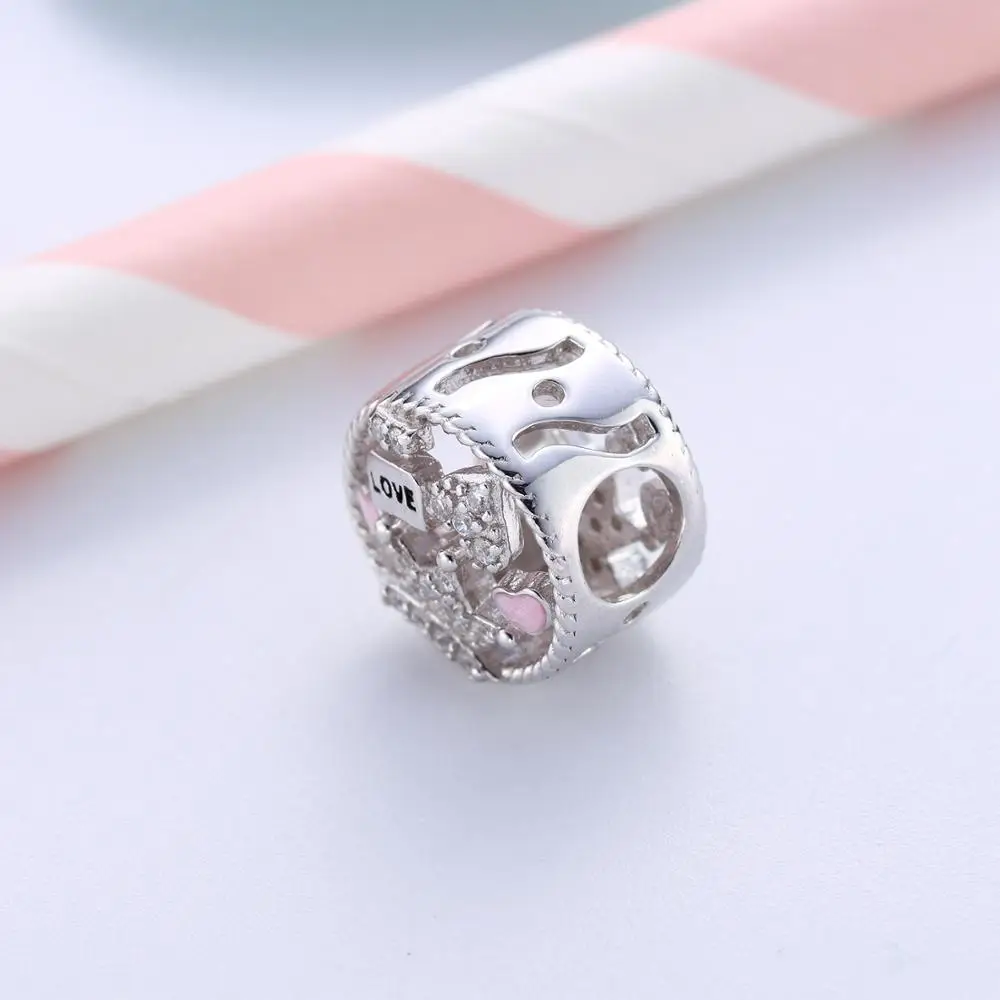 Видео! Королева моды серебряные бусины 925 пробы Подвески fit Браслеты никогда не