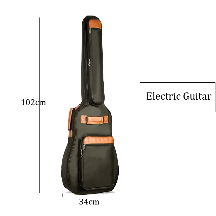 40 46 zoll elektrische gitarre tasche wasserdichte elektrische bass tasche 10mm verdicken padded gig tasche fall free global shipping