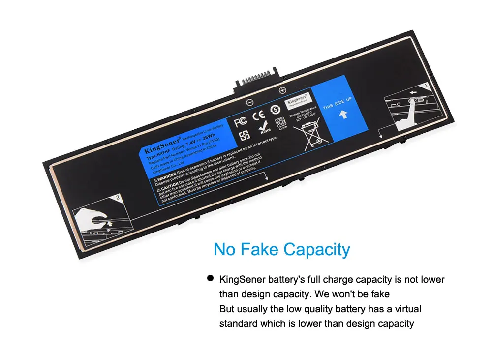Новый аккумулятор KingSener HXFHF для ноутбука Venue 11 Pro (7130) (7139) 7310 VJF0X 7 4 в 36 Вт/ч