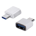 USB-конвертер типа C, USB-адаптер для зарядного устройства с прямой зарядкой для Android, USB 2,0 адаптер OTG для Android, Huawei,