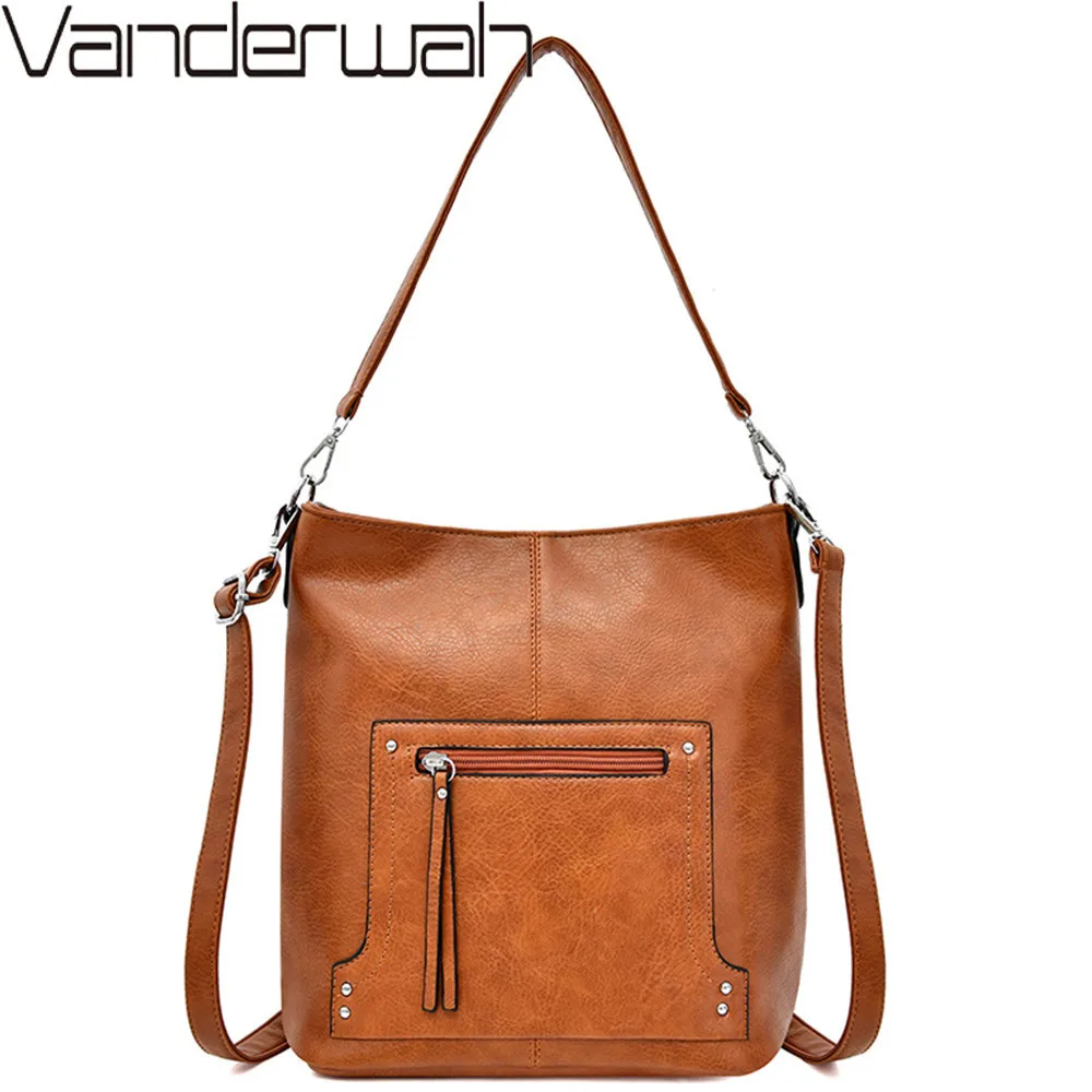 Винтажные женские сумки роскошные на плечо из искусственной кожи дизайнерские