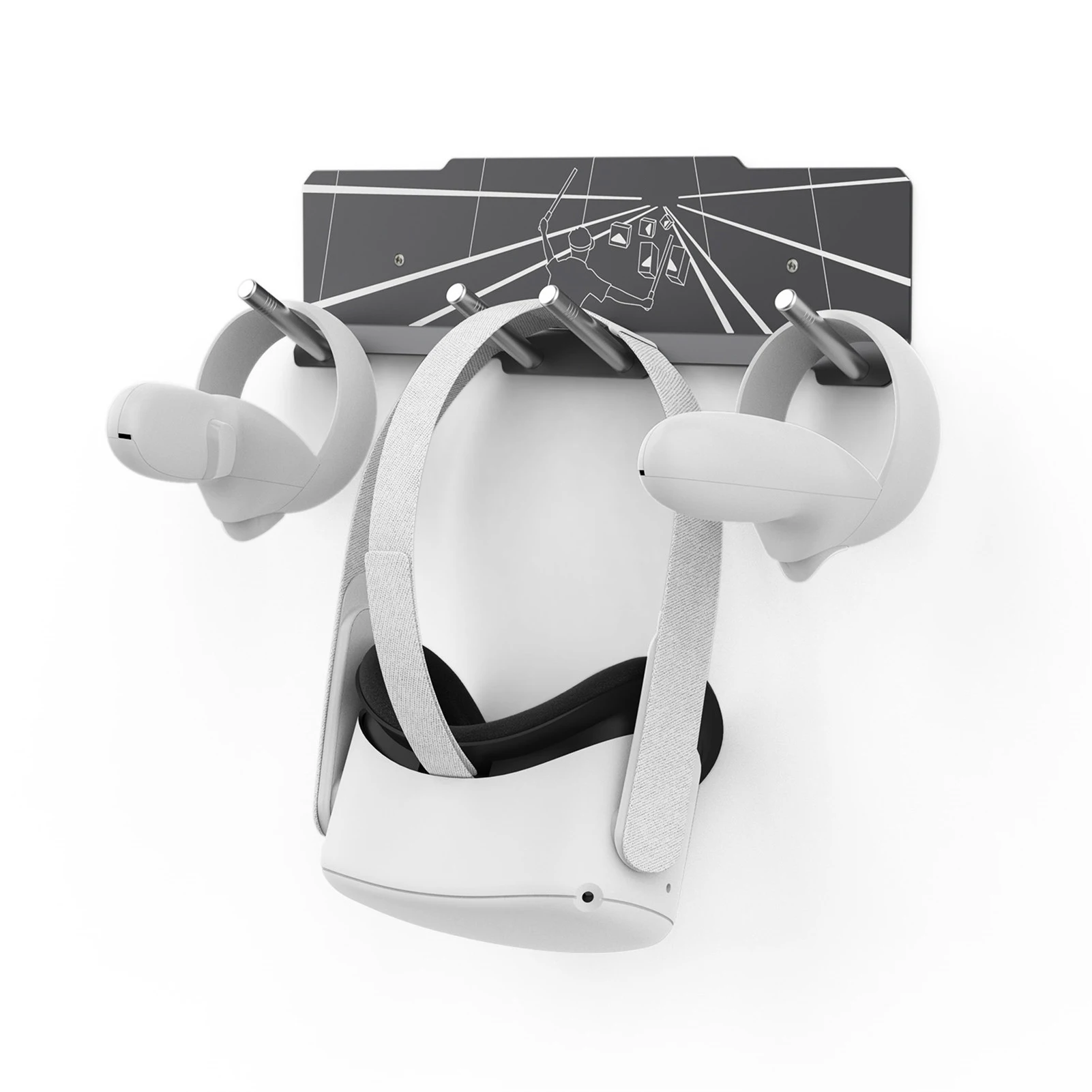 Настенное крепление VR держатель для гарнитуры Oculus Quest 2 подставка кронштейн Rift