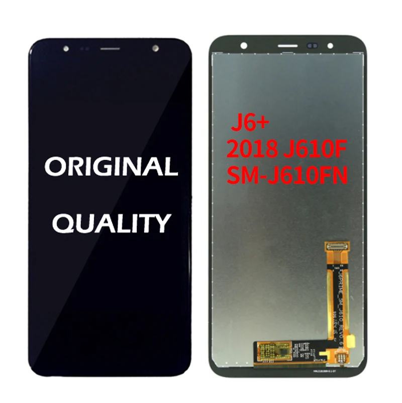 ЖК дисплей для Samsung J6 + 2018 J610F Замена экрана Galaxy сенсорный экран модуль|Экраны