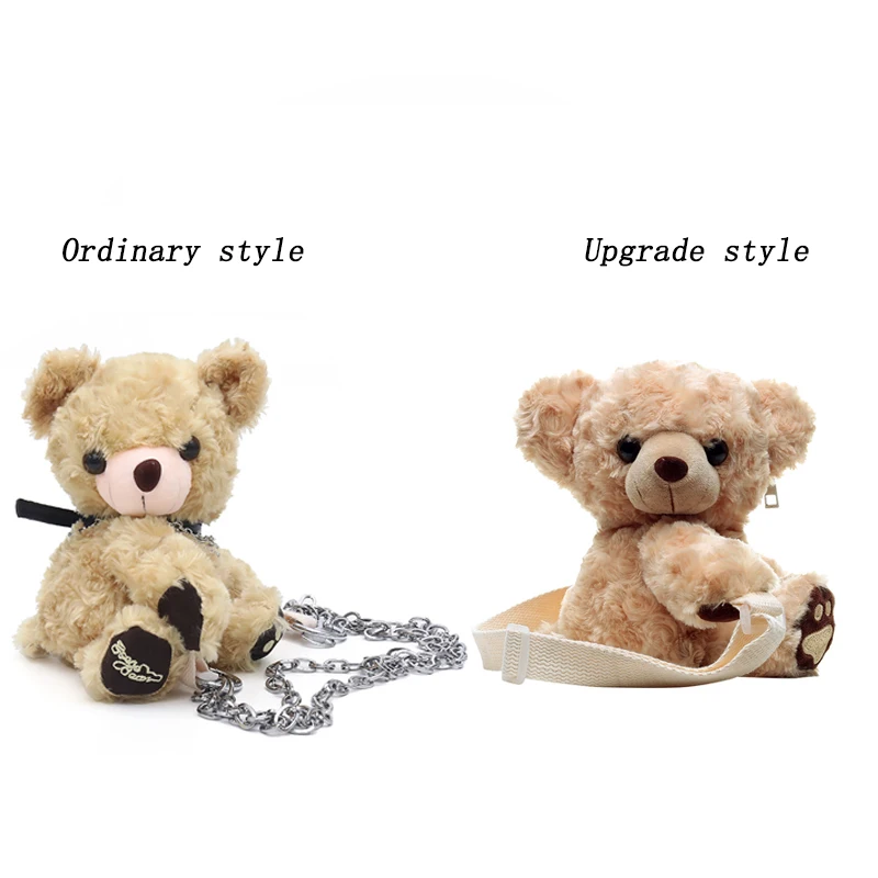 Cute Shoulder Female Bag Womens Handbags Winter Plush Bear Messenger Ladies Clutch Hand Crossbody Bags for Women Handbag | Багаж и сумки