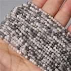 34 мм круглый натуральный мех серый соколиный глаз камня яшмы драгоценные камни бусины граненые бусины для браслетов и ожерелий для изготовления ювелирных изделий