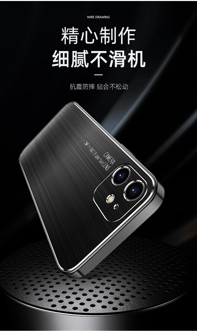 

Luxury metal lens protects the waterproof and drop-proof case iPhone 12 11 11pro Max XR XS Max 8 7 Plus X XS 11Pro