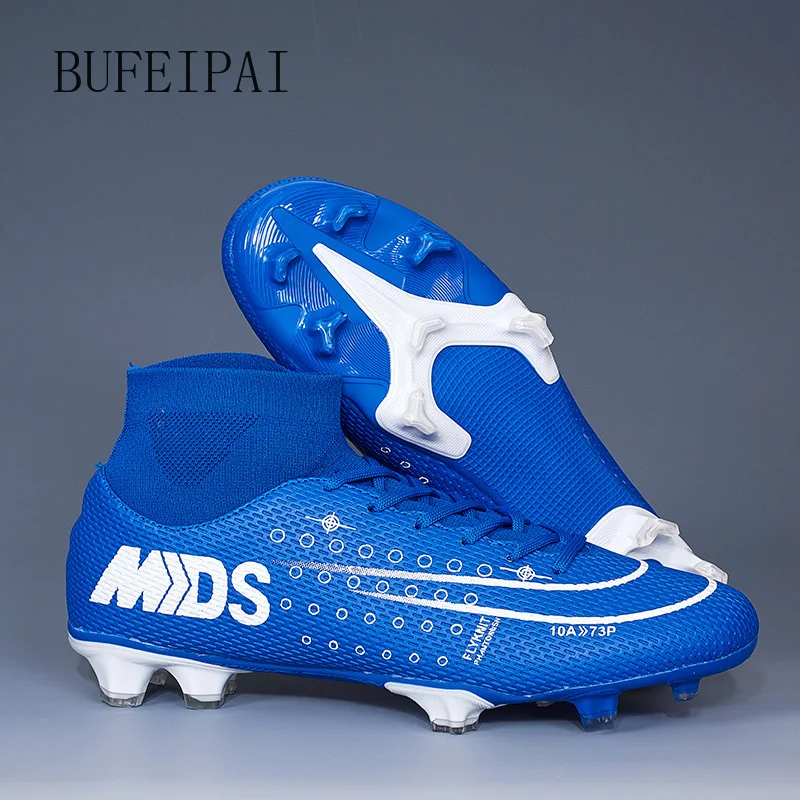 BUFEIPAINew Новое поступление унисекс Уличная обувь для футбола высокие футбольные