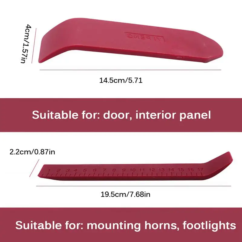 

Auto Tool Car Pry Tool Kit Radio Speaker Panel Removal Installation Pry Door Panel Clip Removal Set for Vehicle Radio Audio