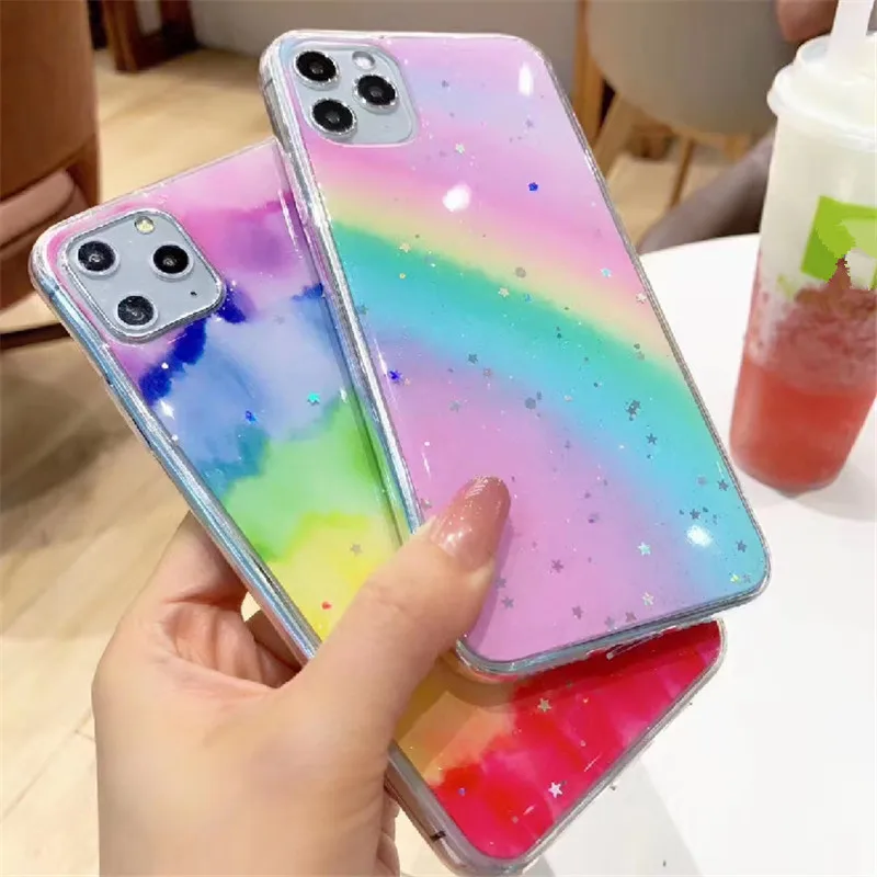 Чехол для телефона с блестками и звездами Samsung Galaxy S20 FE S10 Lite Note 10 Plus A7 A10S A20 A30 A30S A50 A70