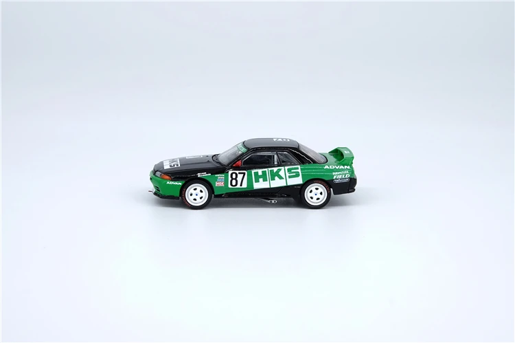INNO64 1:64 Nissan SKYLINE GT R R32 #87 HKS JTC 1992 гоночный литьем под давлением модель