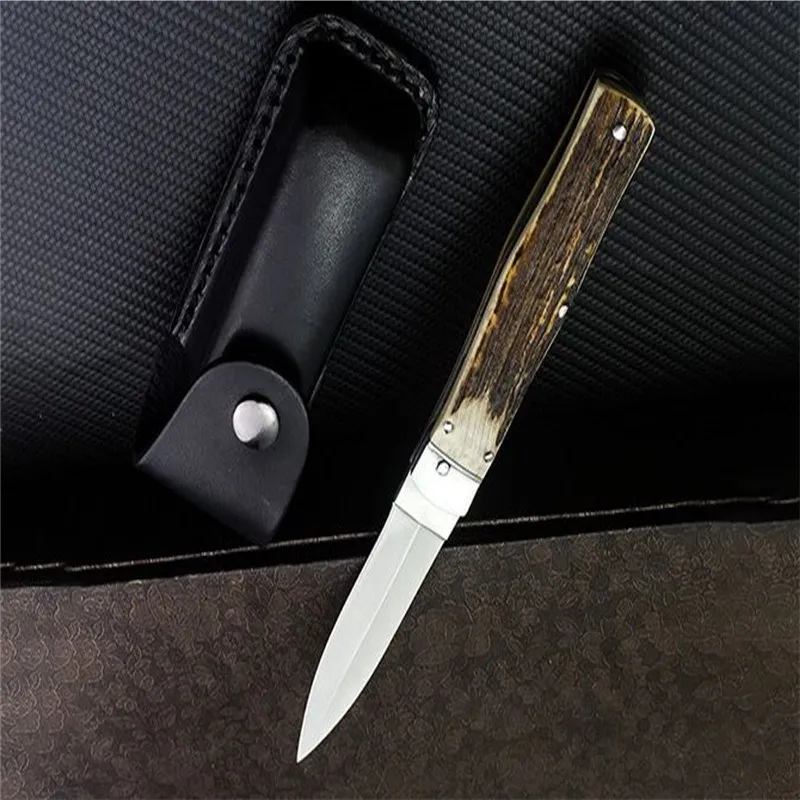 

Карманный складной нож из стали D2 с Боковым Разрезом оленей, OTF