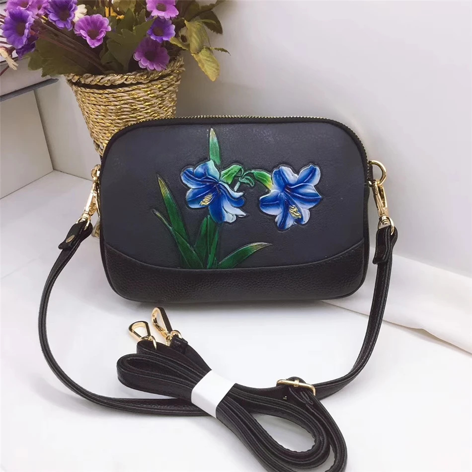 Daffodil blue 16 цветов сумка Клевер на удачу новые роскошные кошельки и сумки женские сумки дизайнерские женские сумки через плечо плечевые сумки для женщин Sac - Цвет: Daffodil blue