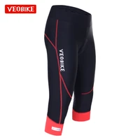 gel padded cycling shorts women bicycle 34 pants mtb sports tight summer trousers breathable quick dry fitness sportswear