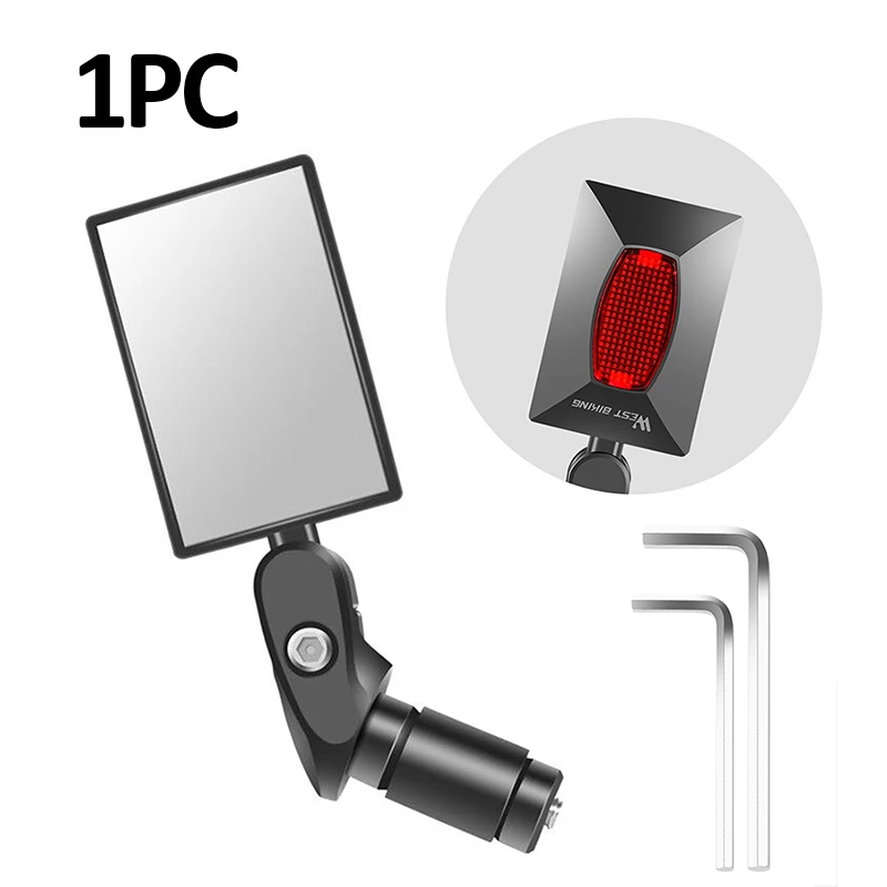 

Bicycle Mirror 360 Rotation Adjustable Rearview Mirror MTB Road Bike Safety Tool Handlebar Back Eye Cycling Rear View Mirrors