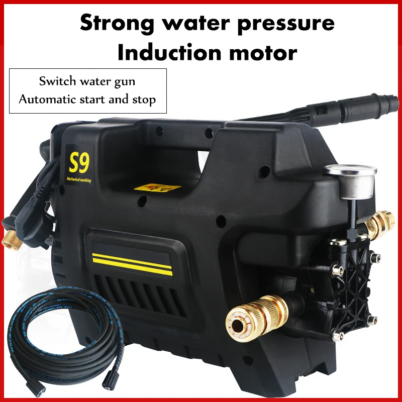 110V/220V Powerful Car Washer Portable Washing Machine Water Pump Tornador Foam Generator Wash Gun Pressure Cleaning | Автомобили и