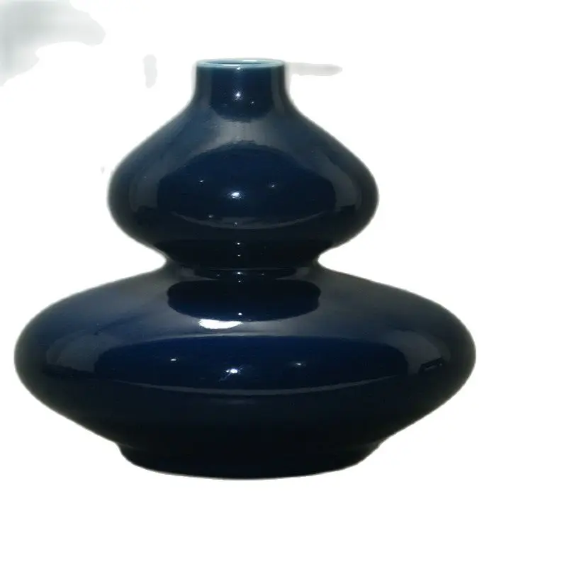 Прекрасная китайская старая керамическая глазурная ваза-тыква классическое