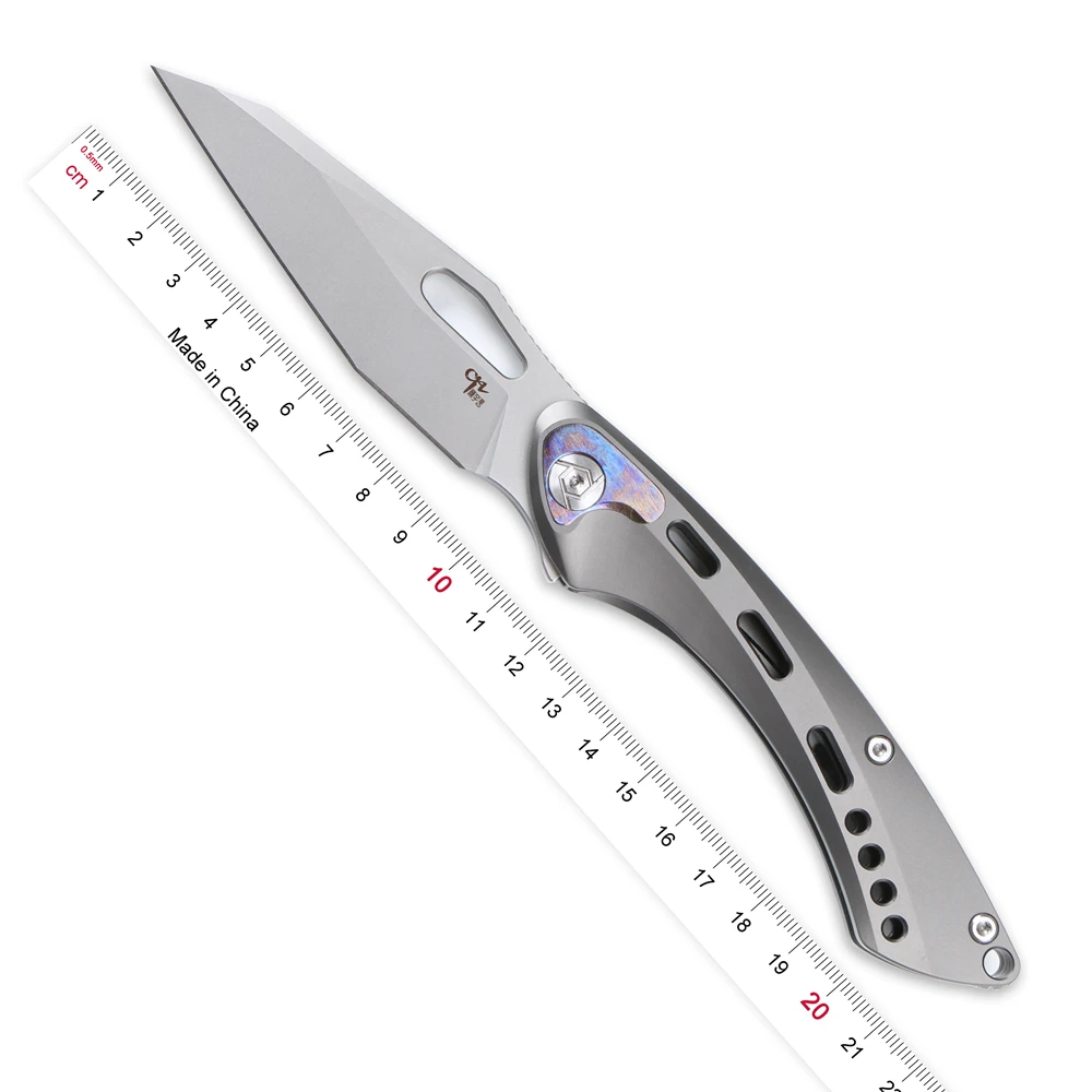 Охотничьи ножи CH MARSHAL S35VN Blade Flipper TC4 с титановой ручкой складной карманный нож для