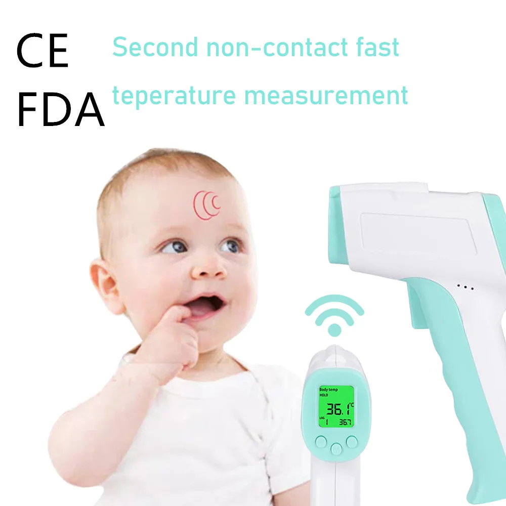 В наличии! Инфракрасный термометр для лба и тела цифровой детей взрослых