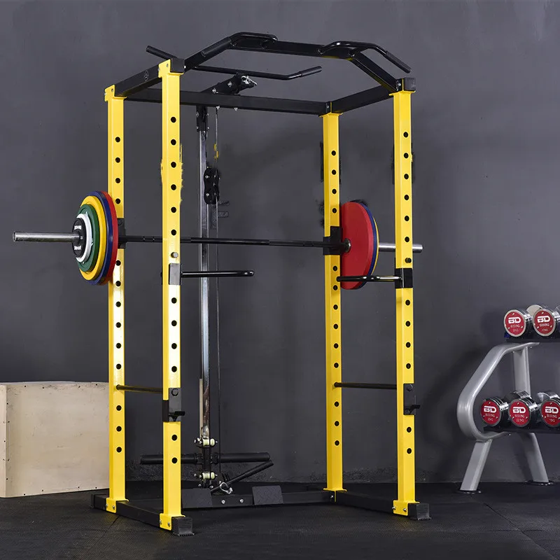 

Multifunctional squat rack safety frame gantry frame fitness barbell rack bench press muscle comprehensive training equipment