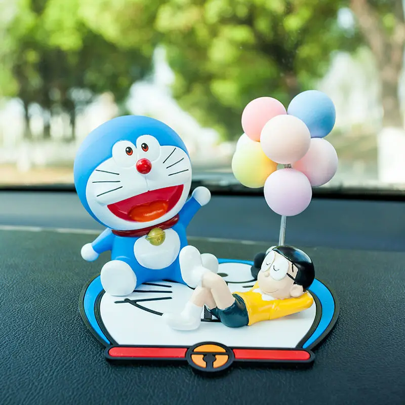 

Doraemon Da Xiong Car Accessories Sleeping Da Xiong And Blue Fat Car Doll In Car Center Console Animation Accessories