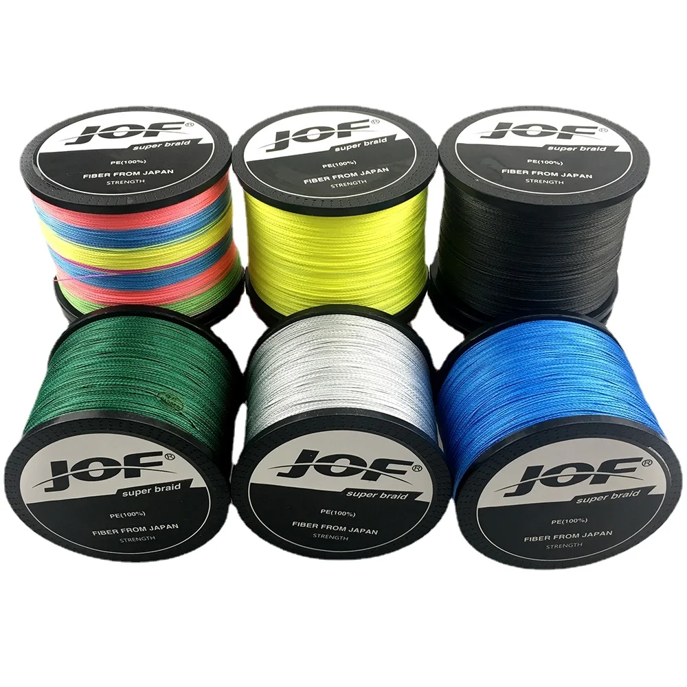 

JOF Intrecciato la Linea di Pesca 8 Fili 300M PE Multifilamento Treccia di Fili Pesca