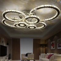 Luxury led crystal ceiling lamp creative warm bedroom living room dining room lamp modern minimalist study atmospheric lamp