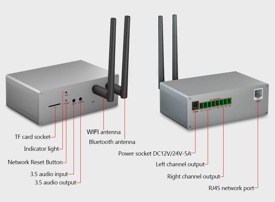 Oupushi Wifi высококачественный настенный динамик, акустическая система, настенное крепление, аудио деревянный внутренний динамик
