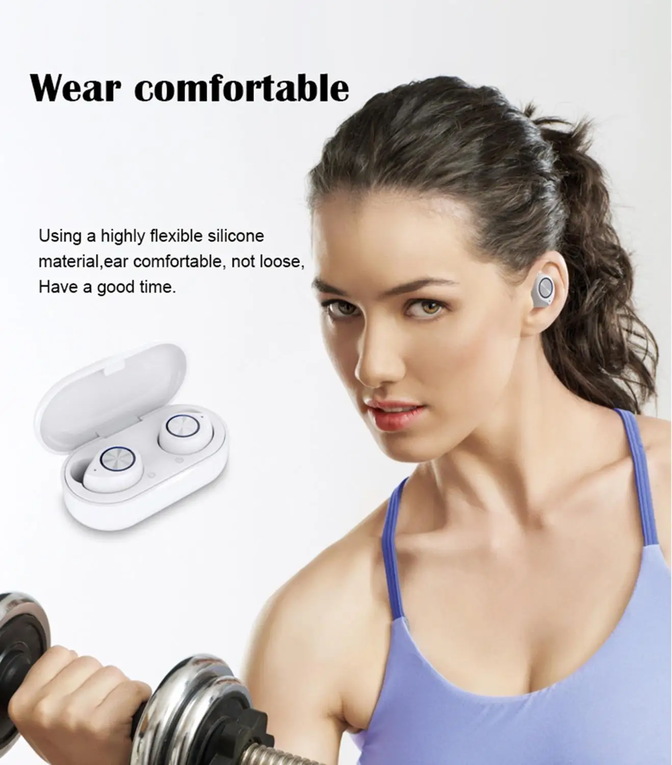 Беспроводные наушники Link-Face TWS Bluetooth настоящие беспроводные наушники-вкладыши с