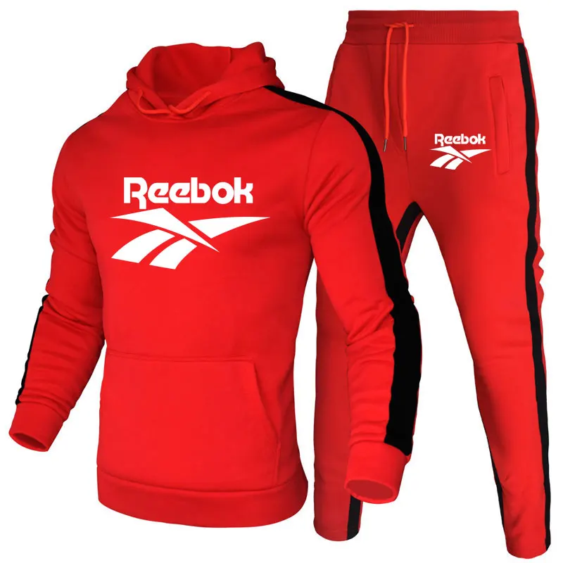 

Men Women Hoodies Set Fashion Autumn Brand Casual Tracksuit Mens Set Sports Two Piece Patchwork Hoodie Pant Male Suit