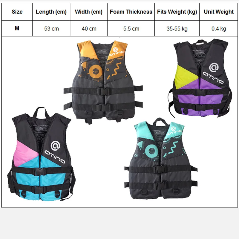 

Life Jackets Vest For Kids Swimming Boating Drifting Water Sports Swimsuit Buoyancy Floating