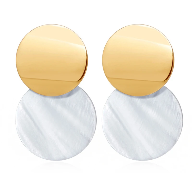 10 шт. женские круглые фоторазъёмы из нержавеющей стали | Украшения и аксессуары