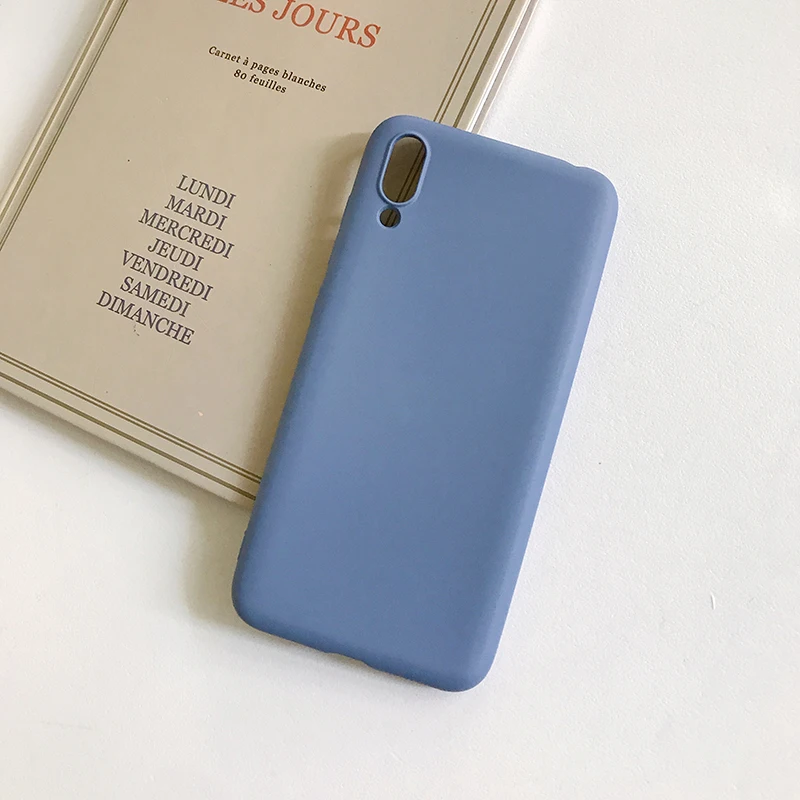 Мягкий силиконовый чехол для телефона ярких цветов для huawei Y9 Y5 Y6 Prime Y7 Pro P30 Lite P20 mate 30 mate 20 Lite mate 10 Простой Чехол