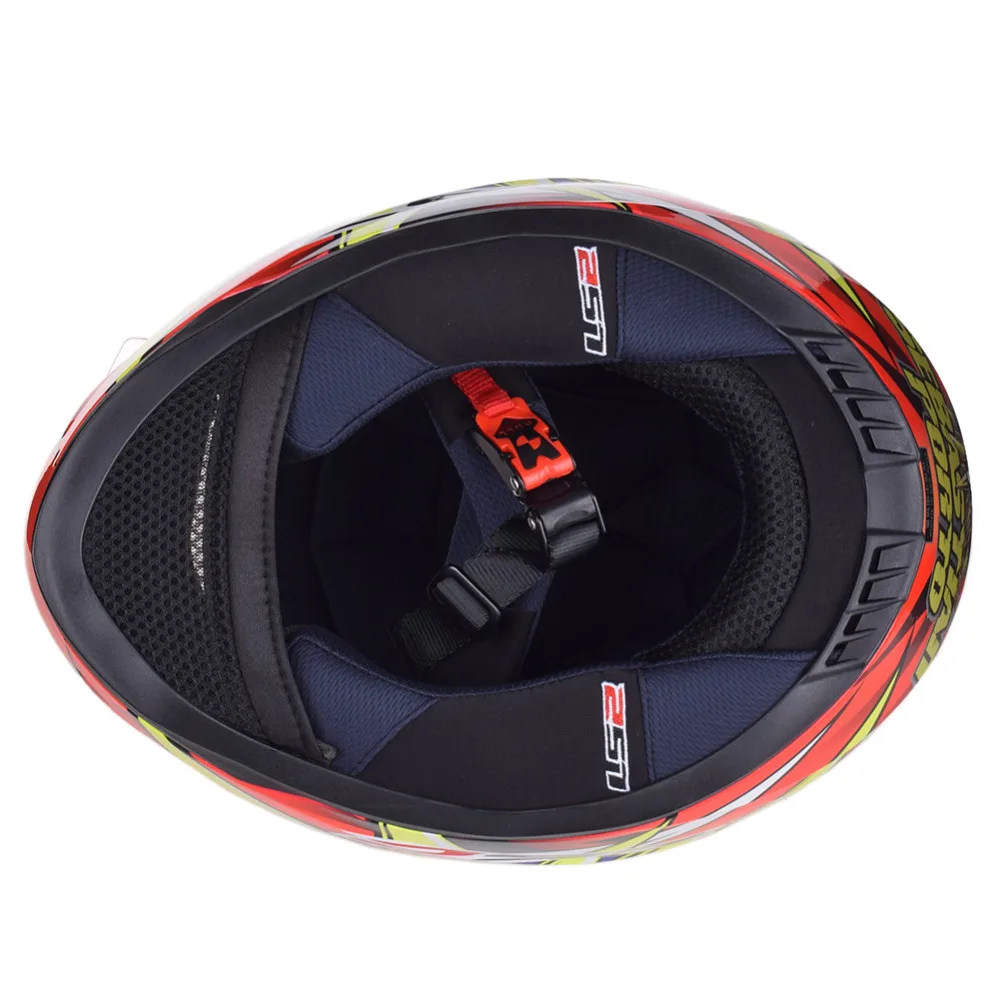 LS2 мотоциклетный шлем гоночный с полным покрытием для мотогонок FF358 LS2|Шлемы| |