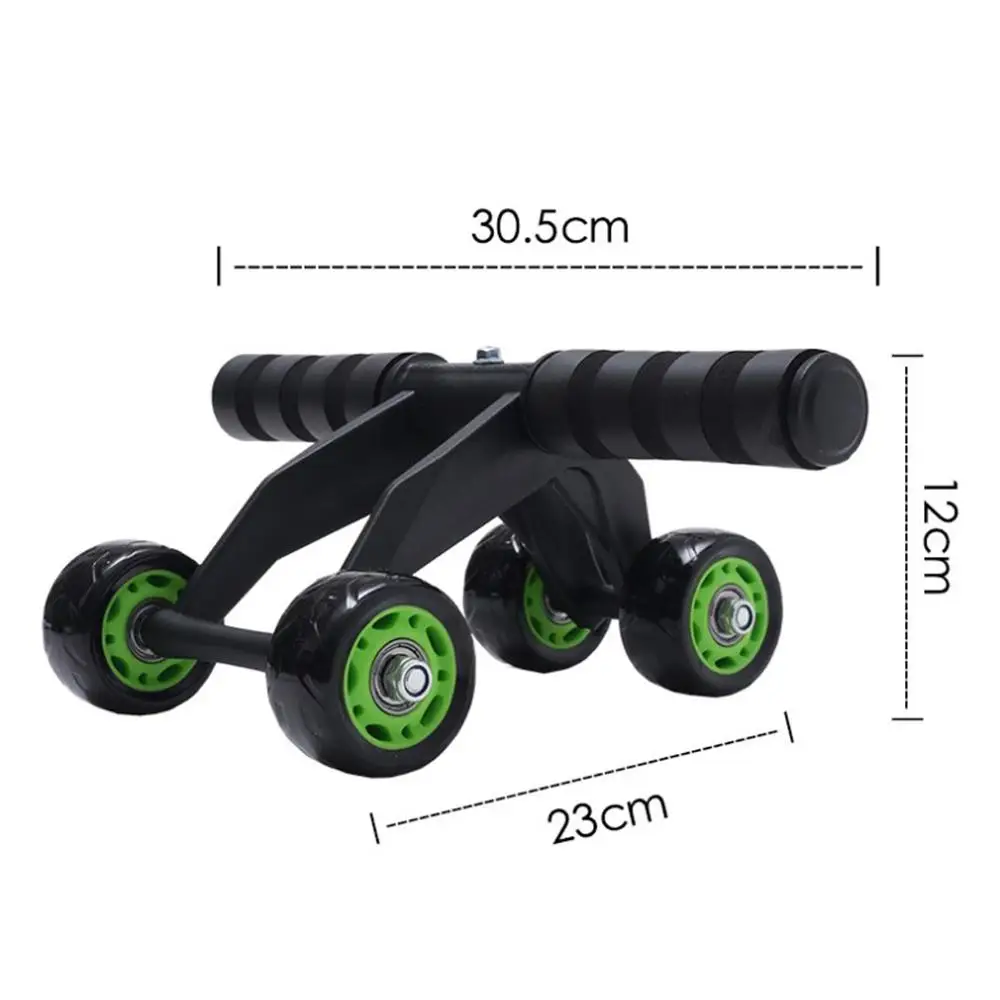 

2021 New 4 Wheel Abdominal Wheel Bearing Silent Roller Abdominal Wheel Exercise Abdominal Trainer