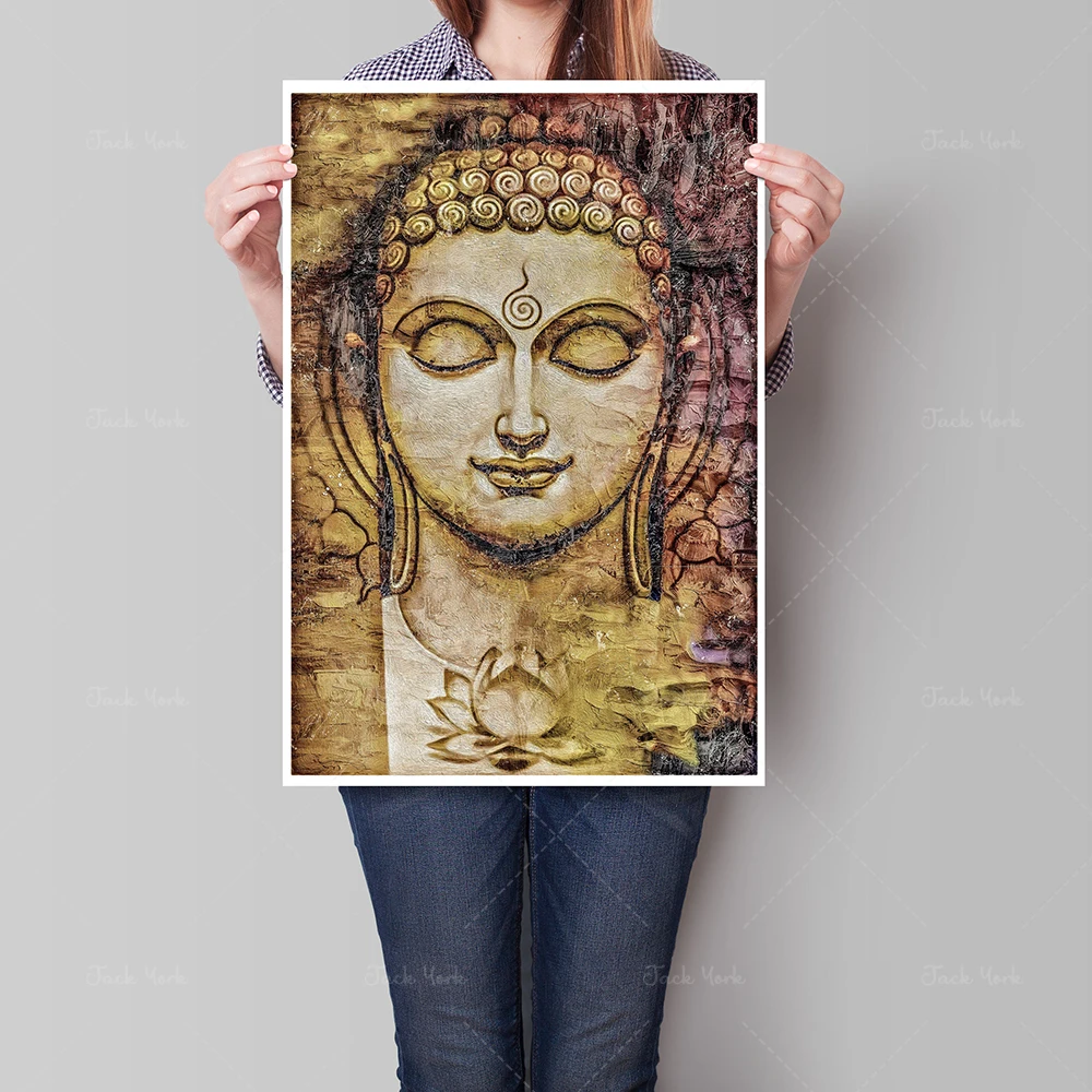 

Sitting Buddha Art Print Poster - Oil Painting