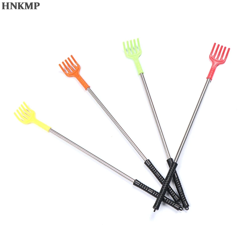 Телескопический выдвижной держатель для чесания спины массаж тела Плюмаж зуда