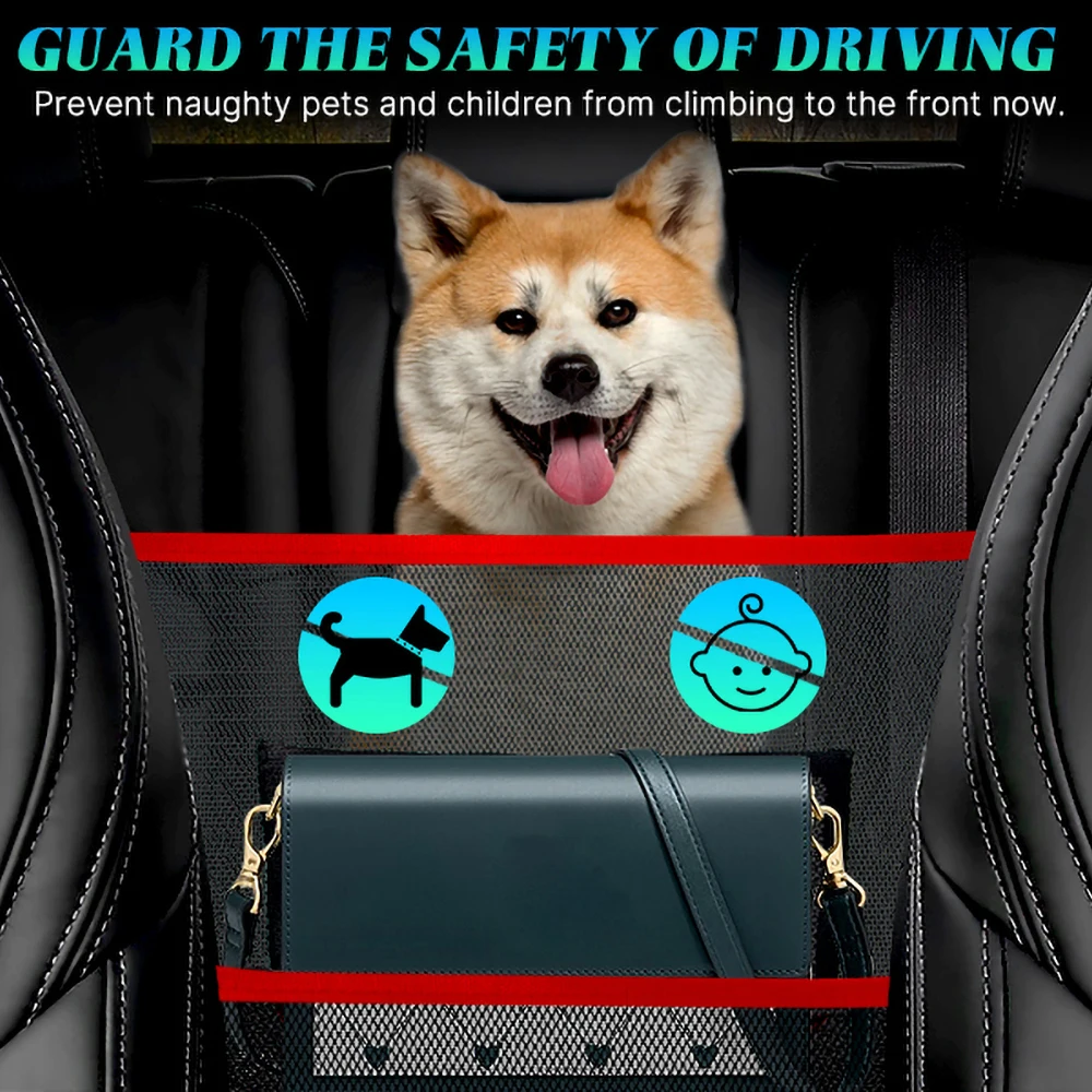 Автомобильный сетчатый Карманный держатель для сумок автомобильный кошелька