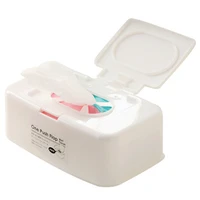 desktop seal baby wipes paper storage box household plastic dust proof with lid tissue box