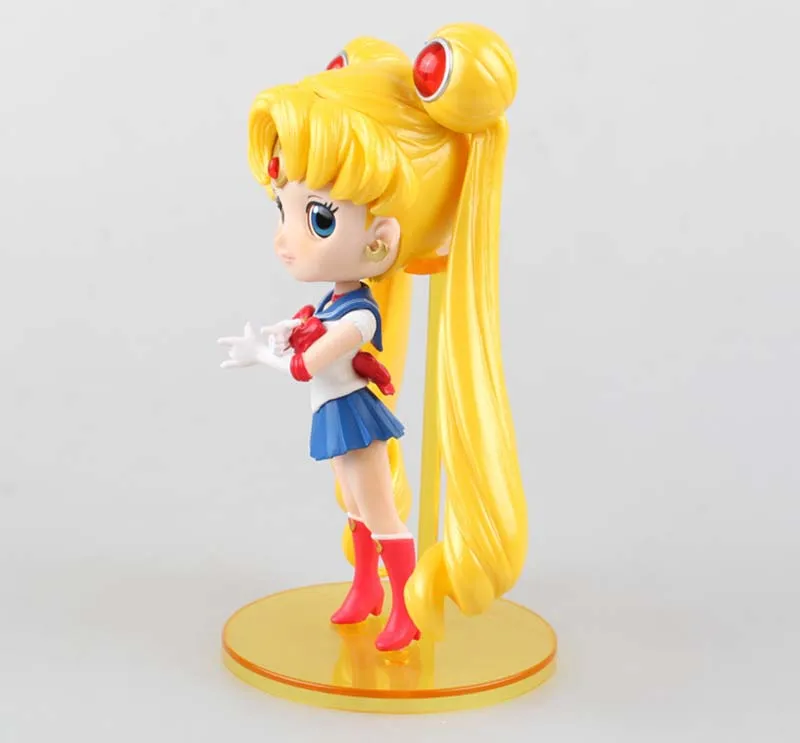 15cmPVC Q Posket Сейлор Мун Принцесса Серенити Tsukino Усаги фигурки Статуя Модель куклы милые горячие фестиваль подарок для детей