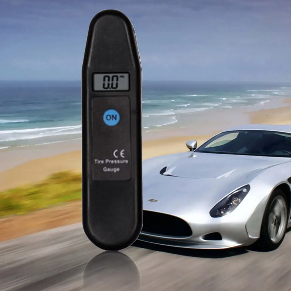 

Digital LCD Display Accuracy Wheel Tire Air Pressure Gauge Tyre Tester Vehicle Motorcycle Car 5-150 PSI/KPA/BAR/KG/CM2 Detector