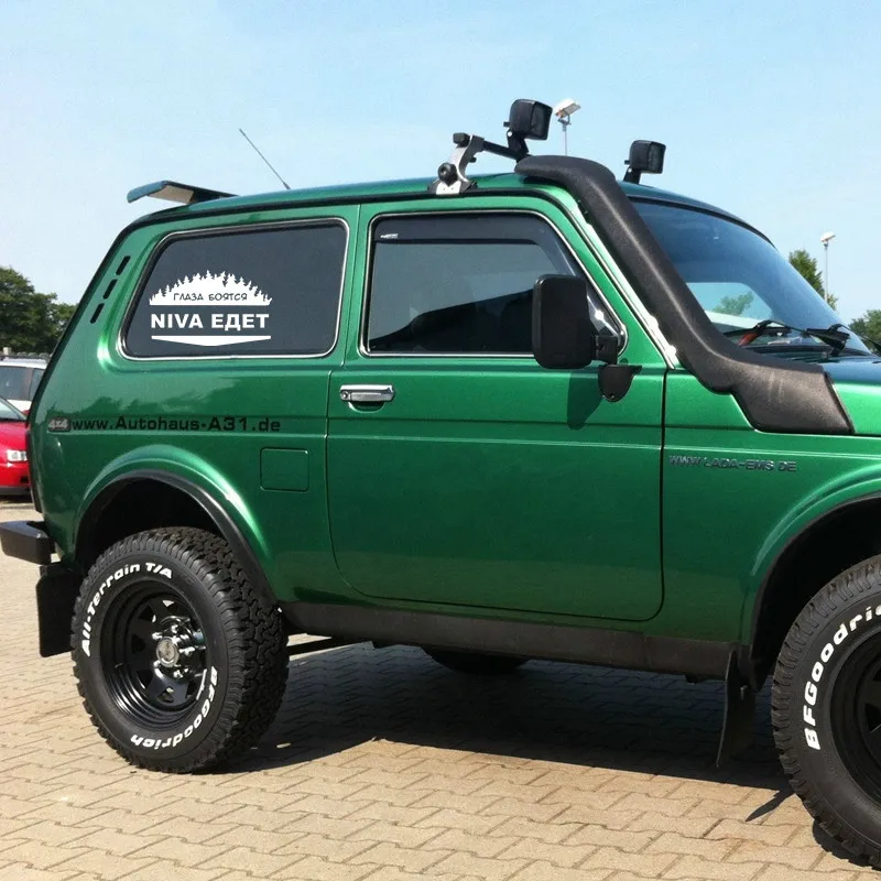 Нива eaet для Авто/бампер/окно виниловая наклейка наклейки DIY Декор CT252|Наклейки на