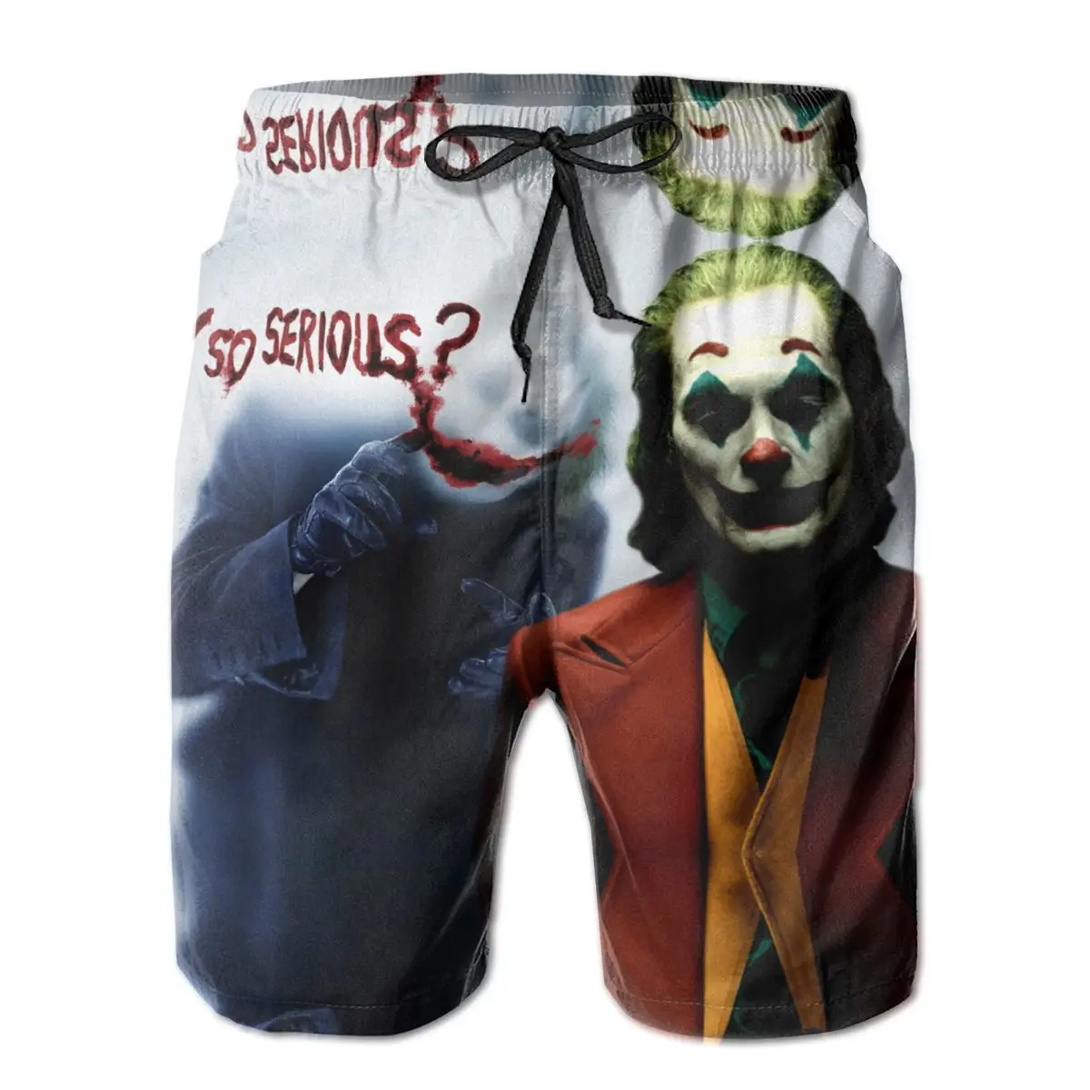 

Causal Breathable Quick Dry Humor Graphic R361 Loose The Joker (1) Hawaii Pants