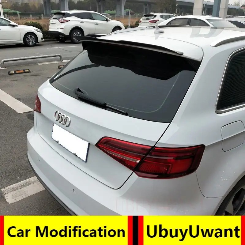 Окрашенный спойлер UBUYUWANT задние крылья задний грунтового цвета для Audi A3 2014 2015 2016