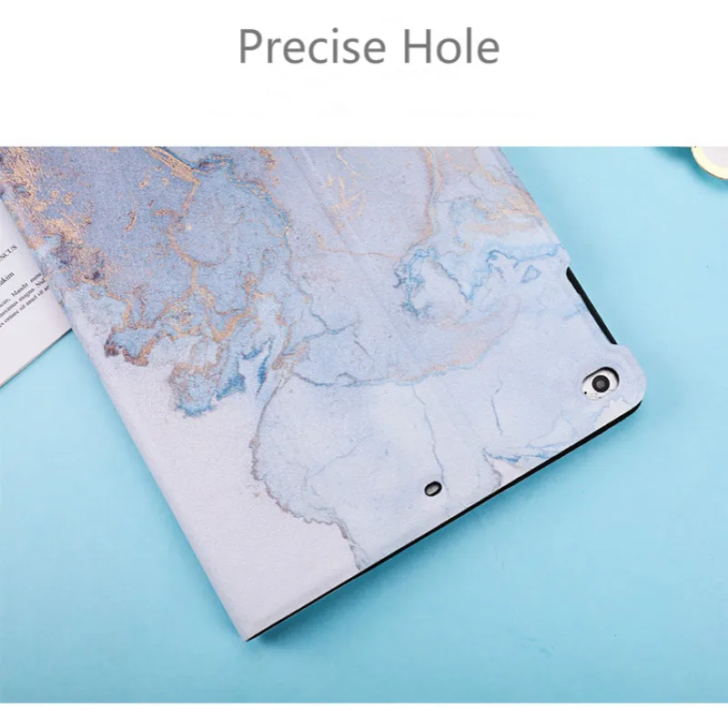 Магнитный чехол с мраморной печатью для iPad Pro 10 5 2017 Air 3 2019 Мягкий силиконовый