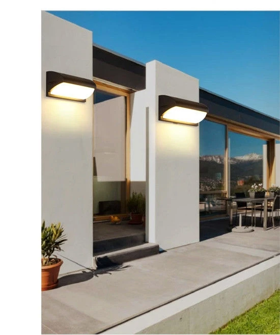 Светодиодный современный уличный водонепроницаемый настенный светильник для