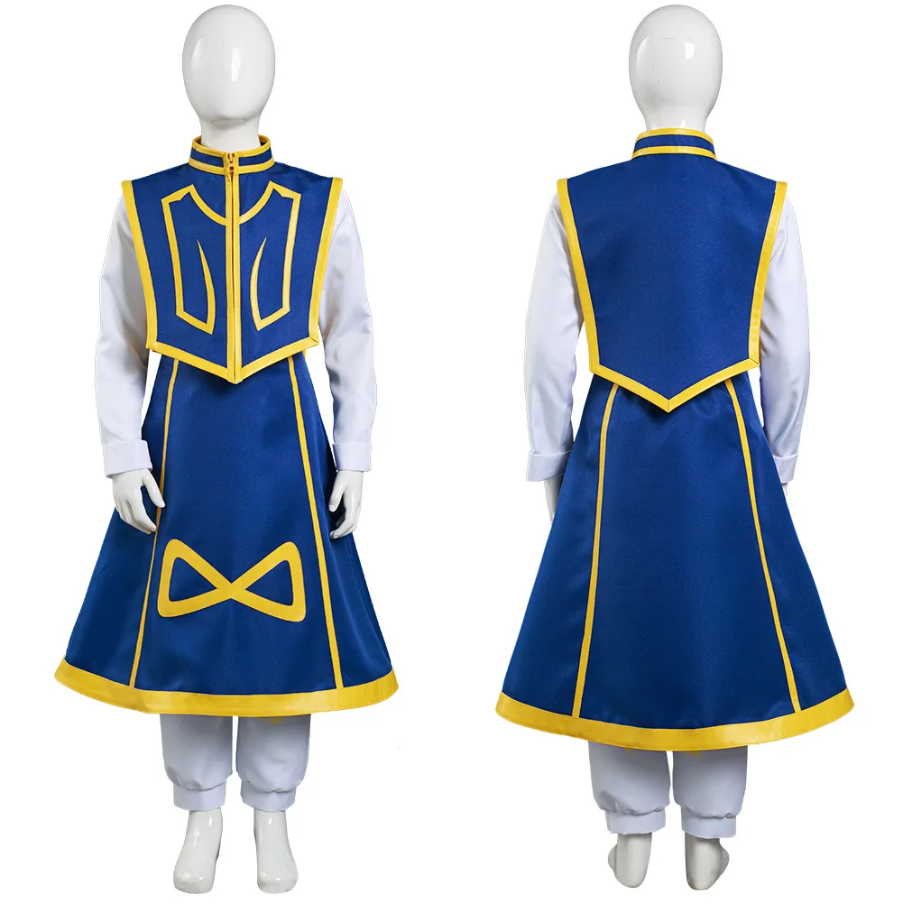 Костюм для косплея Hunter x Kurapika детская униформа костюм топы брюки накидка наряды