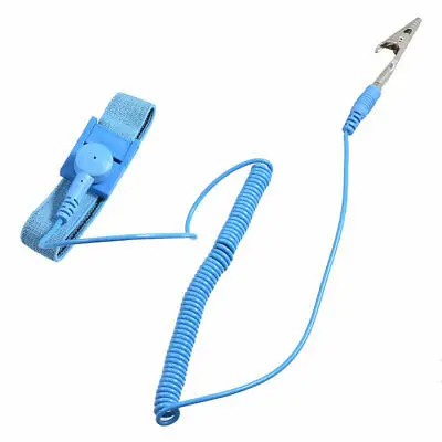 

Anti Static ESD Adjustable Wrist Strap Band Ground Conductive w Cable