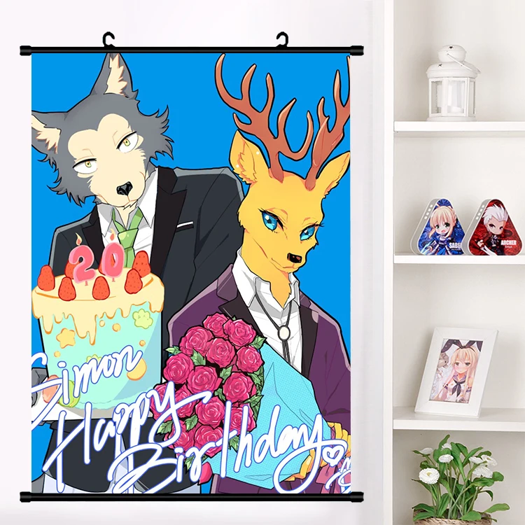 Хит продаж Аниме BEASTARS Legosi Louis Хару Jono Gouhin аниме настенные подвесные плакаты