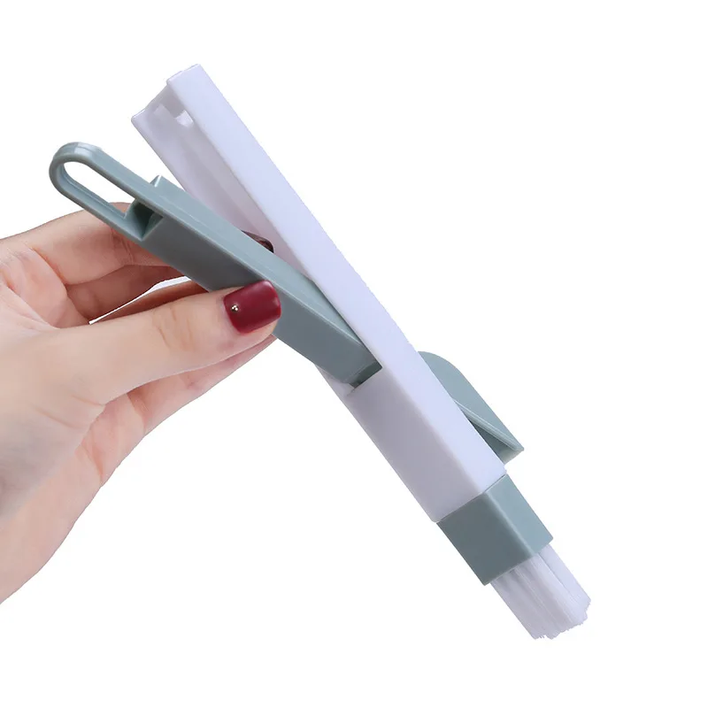

2 in 1 Household Cleaning Tool Brush Multi-Purpose Handle Brush Cleaning Brush Cleaner for Keyboard Toilet Bathroom Kitchen