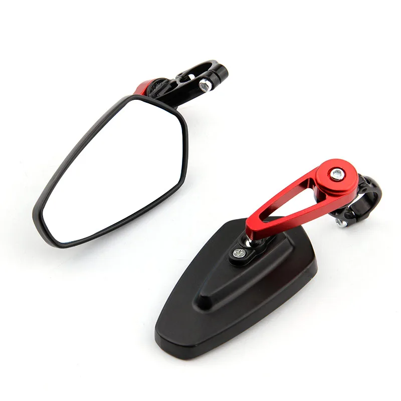 pair Handel Bar Ends Motorcycle Mirror Handlebar Ends Rear Mirrors Side Mirrors For Kawasaki Z800 Z750 Z1000 Z650 Z900 Z300